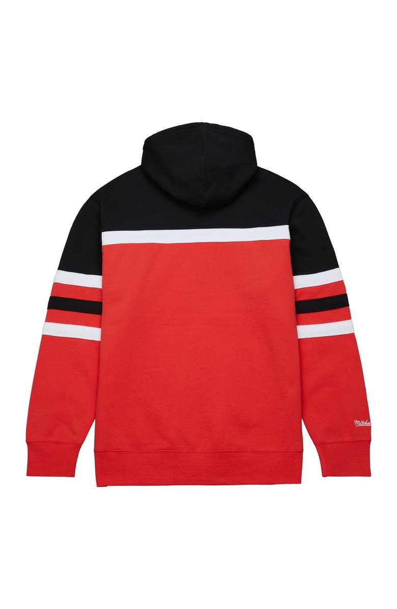 Mitchell & Ness Men's Mitchell & Ness Red/Black Carolina Hurricanes Head Coach Pullover Hoodie, Alternate, color, Red