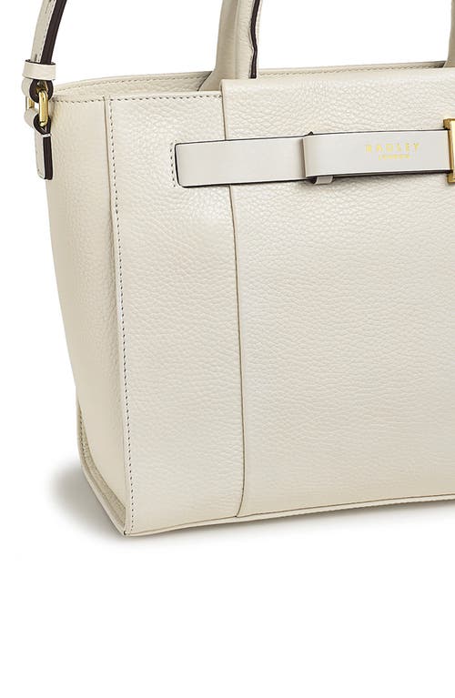 Radley London Islington Way Medium Leather Tote Bag In Chalk