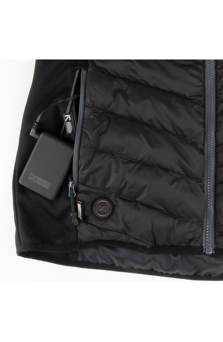 Mobile Warming Ventani Hybrid Packable Heated Jacket, Alternate, color, Black