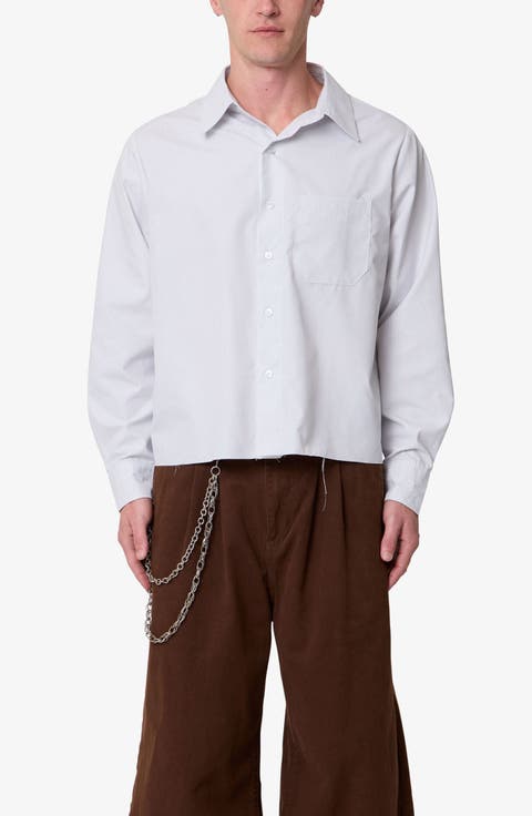 Stripe Button-Up Shirt