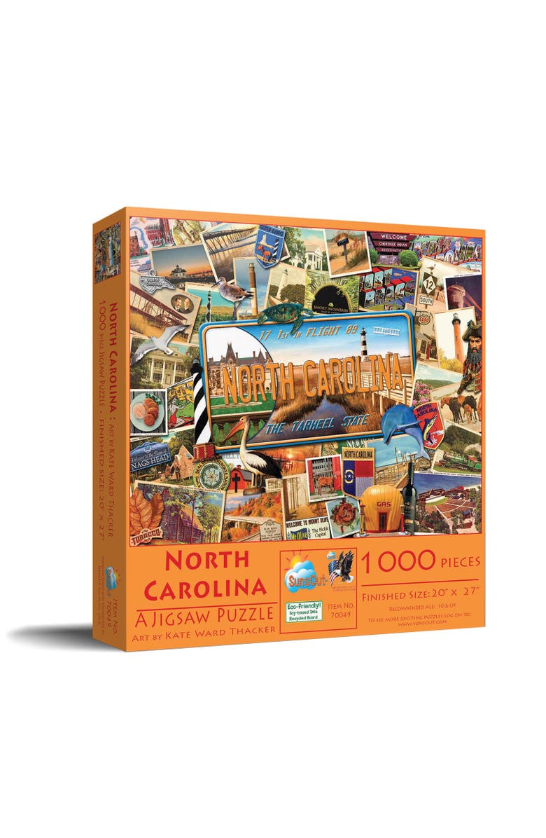 Sunsout North Carolina 1000 piece Jigsaw Puzzle for Adults, Main, color,