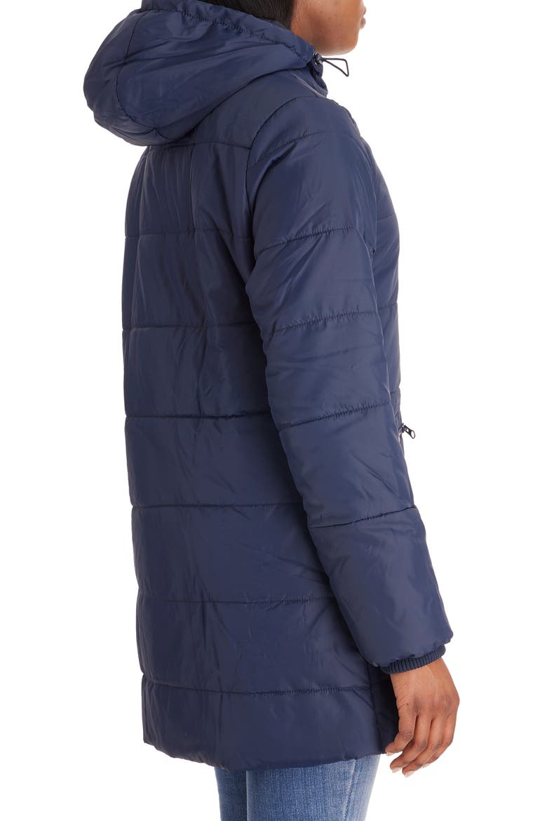3-in-1 Hybrid Quilted Waterproof Maternity Puffer Coat, Alternate, color, NAVY