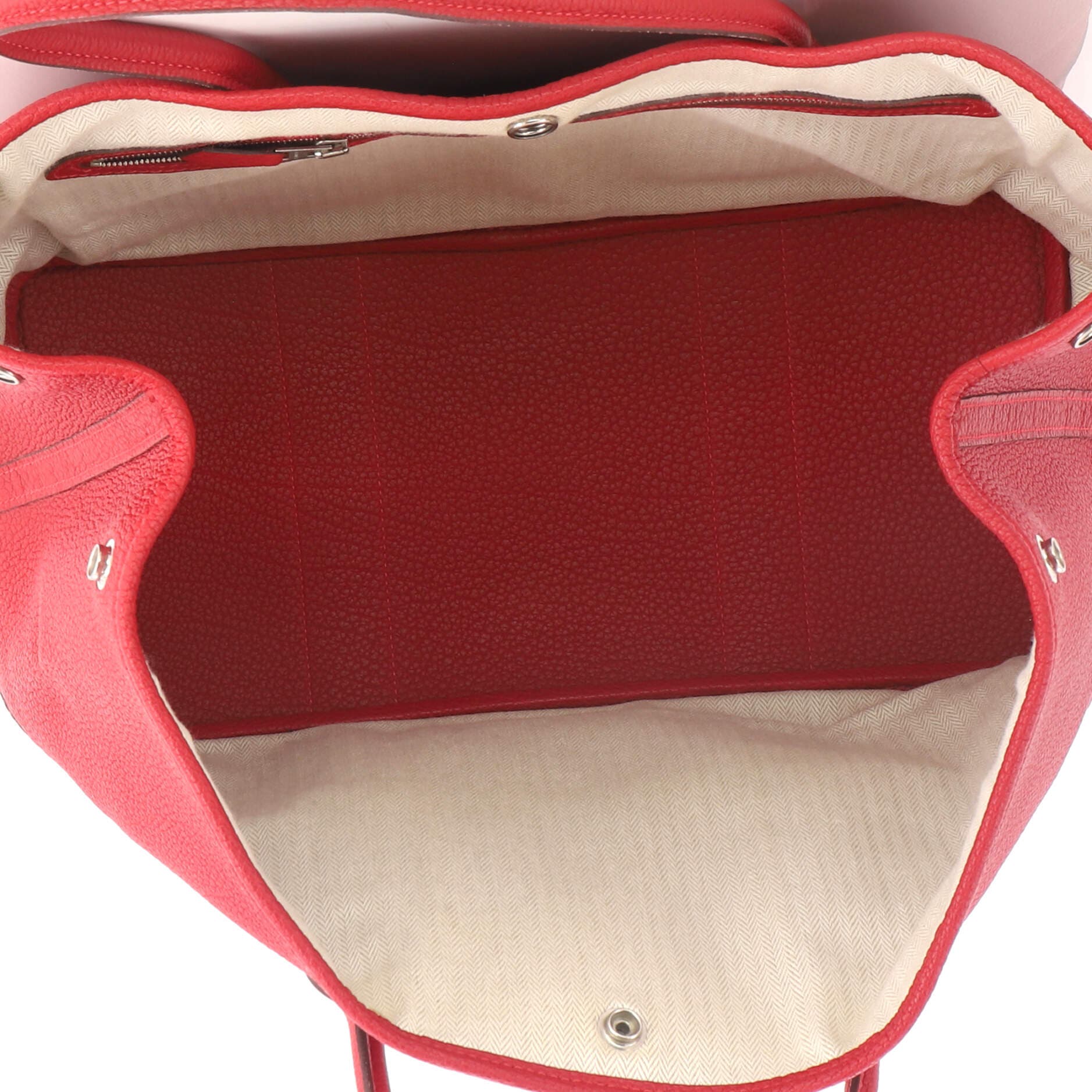 Garden Party Tote Leather 36, Alternate, color, Red