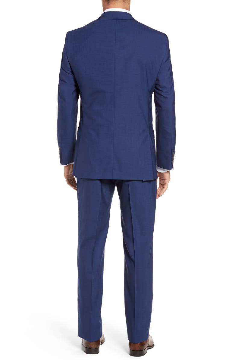 Hart Schaffner Marx Classic Fit Solid Wool Suit, Alternate, color,