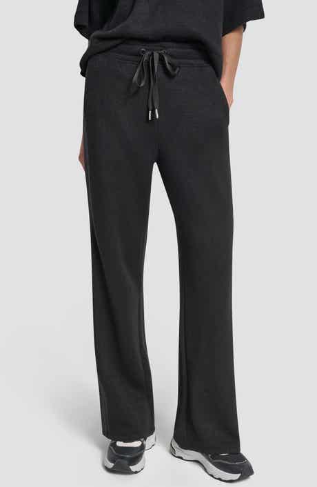 DKNY Mixed Media Knit Pants