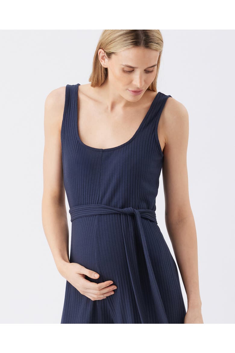 Bobby Rib Jumpsuit  Navy, Alternate, color, Navy