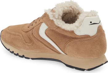 Voile Blanche Julia Genuine Shearling Suede Sneaker (Women