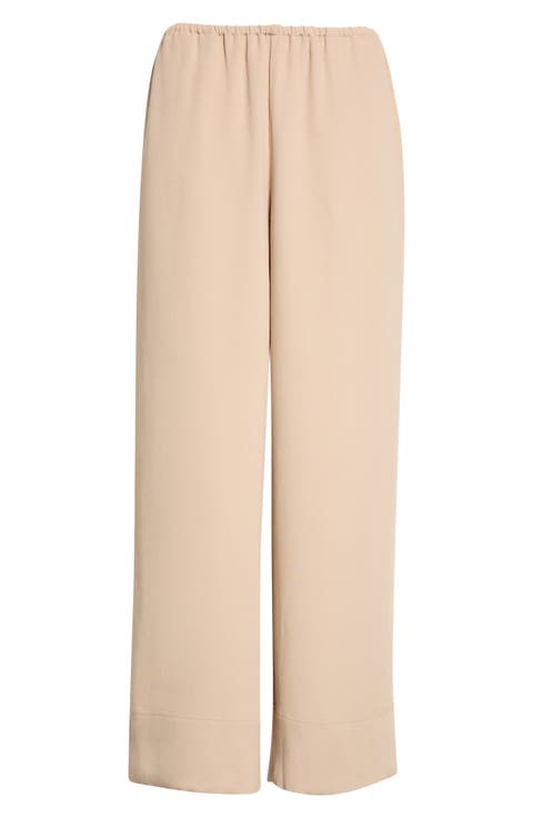Lounge Wide Leg Trousers