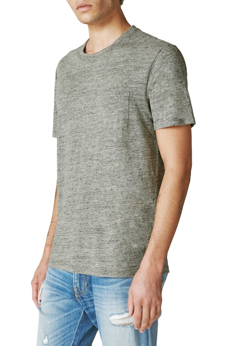 Lucky Brand Linen Pocket Crewneck T-Shirt, Alternate, color, 