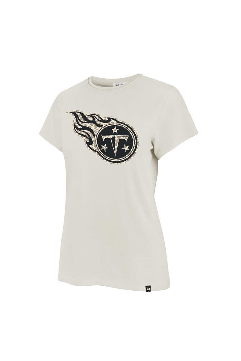 Women's '47 Cream Tennessee Titans Panthera Frankie T-Shirt, Alternate, color, Cream