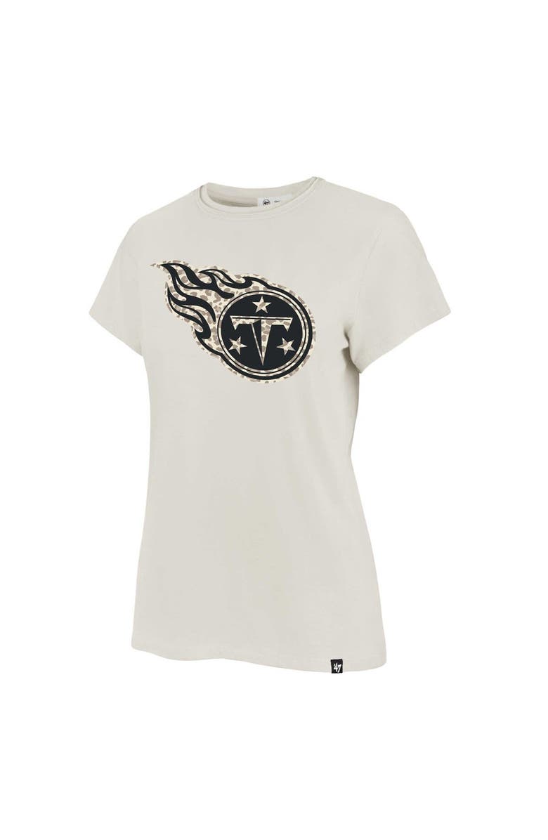 '47 Women's '47 Cream Tennessee Titans Panthera Frankie T-Shirt, Alternate, color, Cream