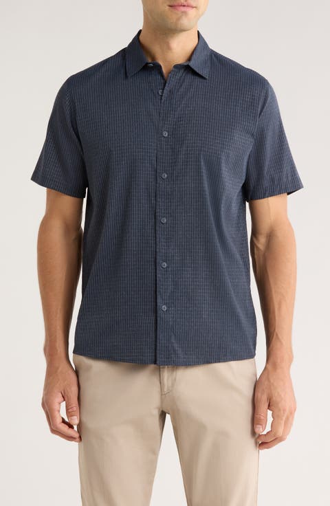 Bless Up Short Sleeve Button-Up Shirt