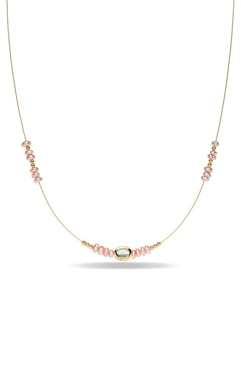 Eleanor Oval Freshwater Pearl Necklace
