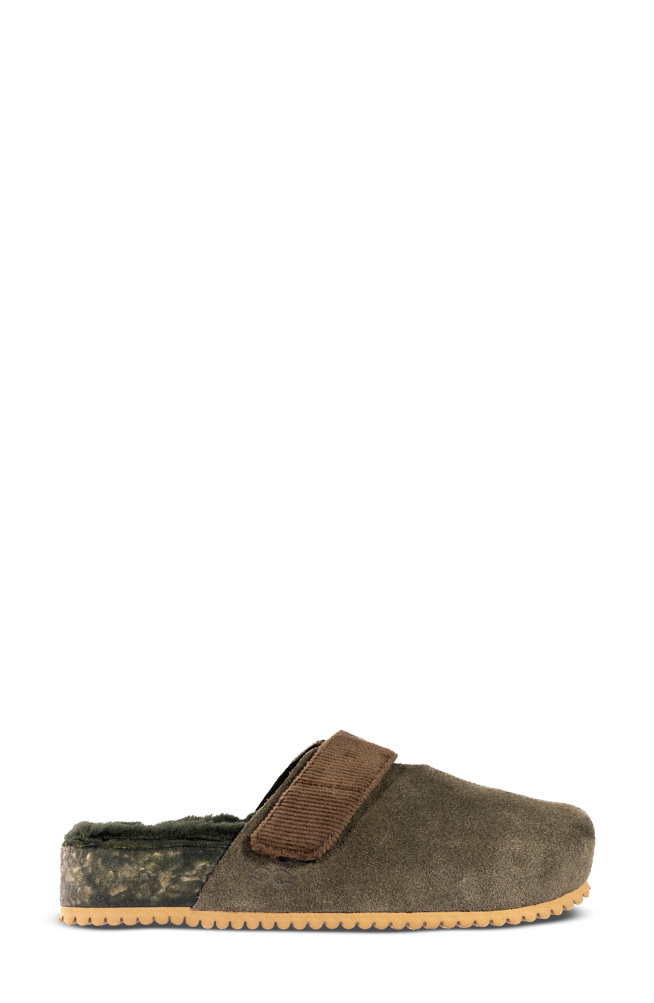 Puente Genuine Shearling Lined Clog, Alternate, color, FOREST