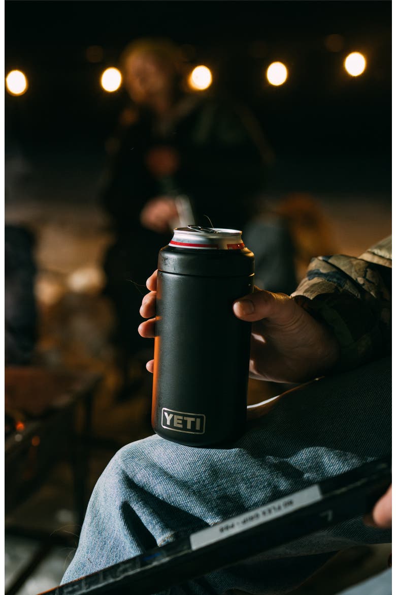 Rambler Colster 12-Ounce Slim Can Cooler, Alternate, color, BLACK