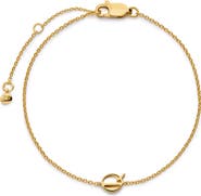 Monica Vinader Initial Chain Bracelet