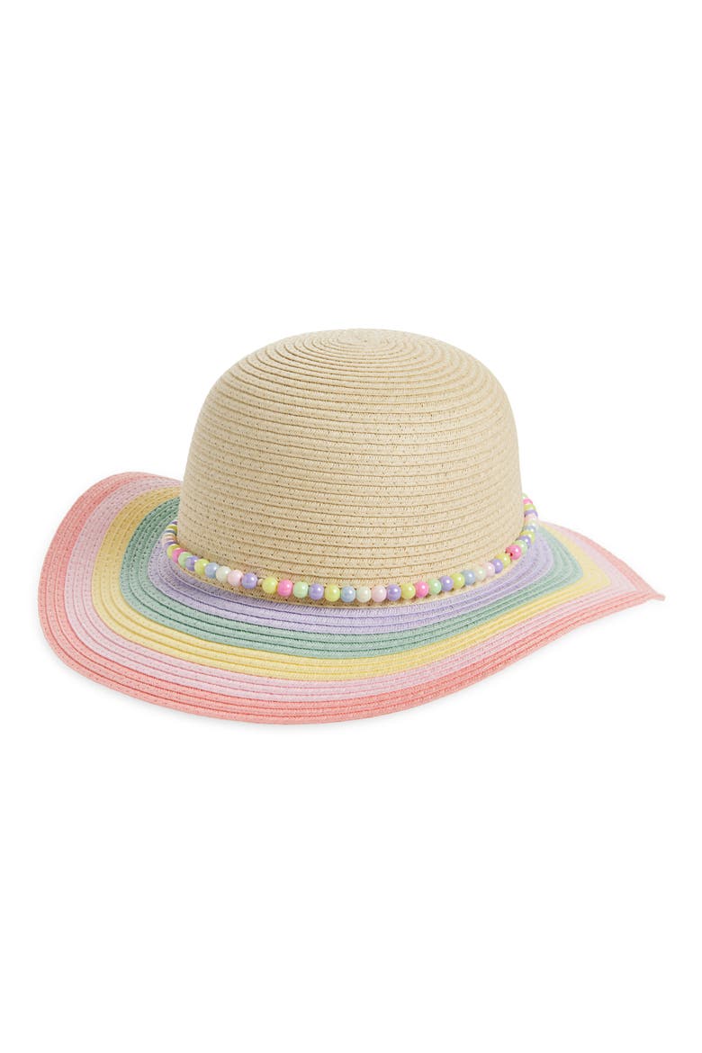 Kids' Stripe Floppy Sun Hat, Main, color, MULTI COMBO