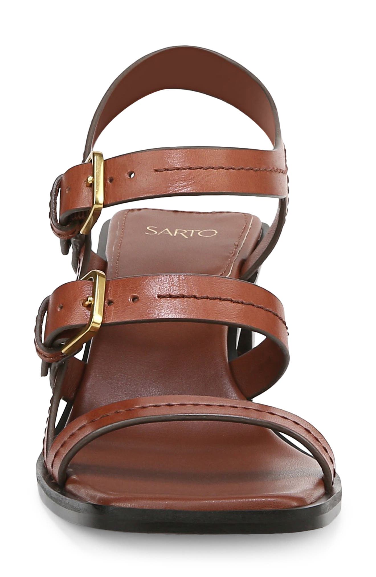 SARTO by Franco Sarto Frances Slingback Sandal, Alternate, color, Brown