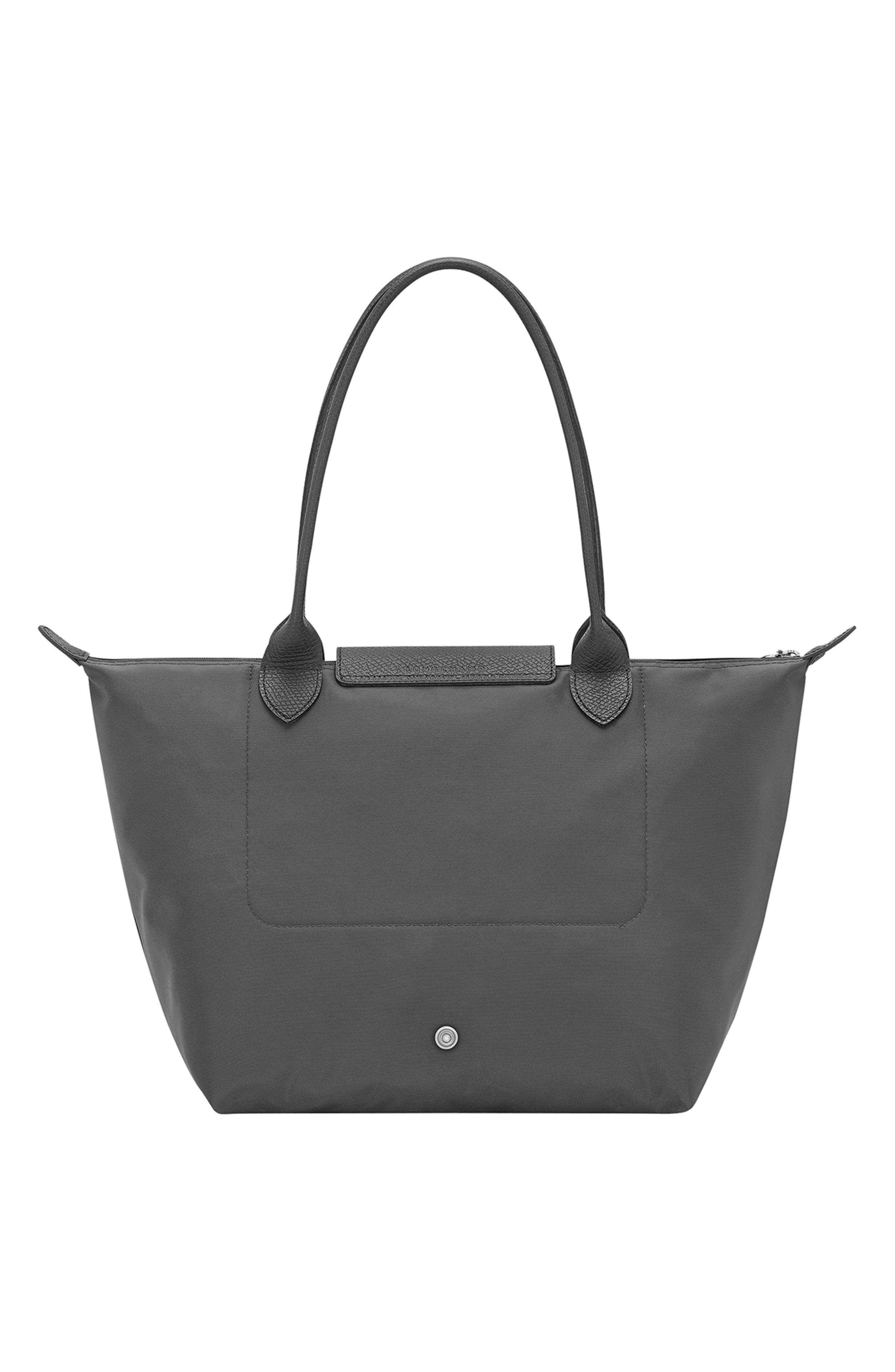 Medium Le Pliage One Nylon Shoulder Tote, Alternate, color, ANTHRACITE