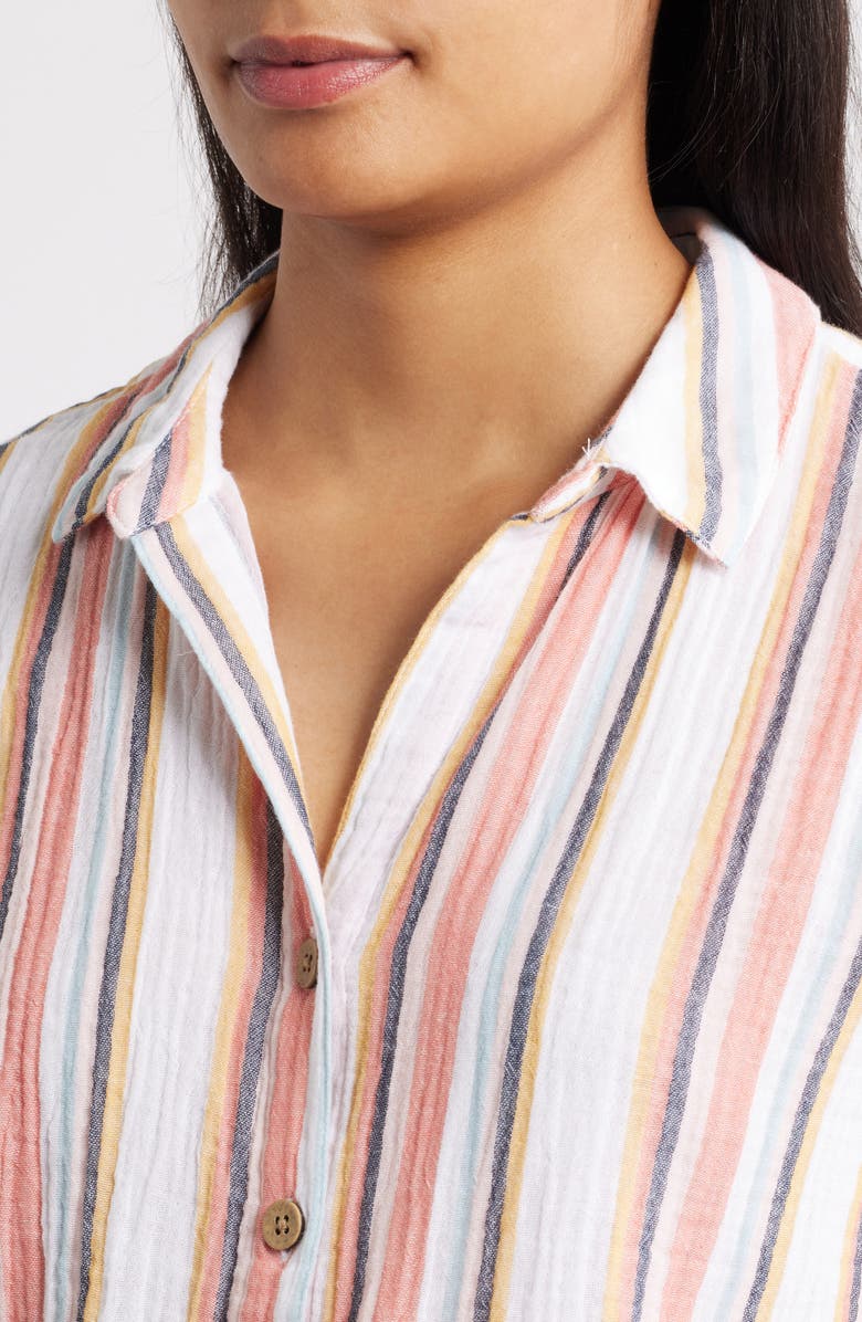 beachlunchlounge Gem Stripe Shirt, Alternate, color, On Vacation