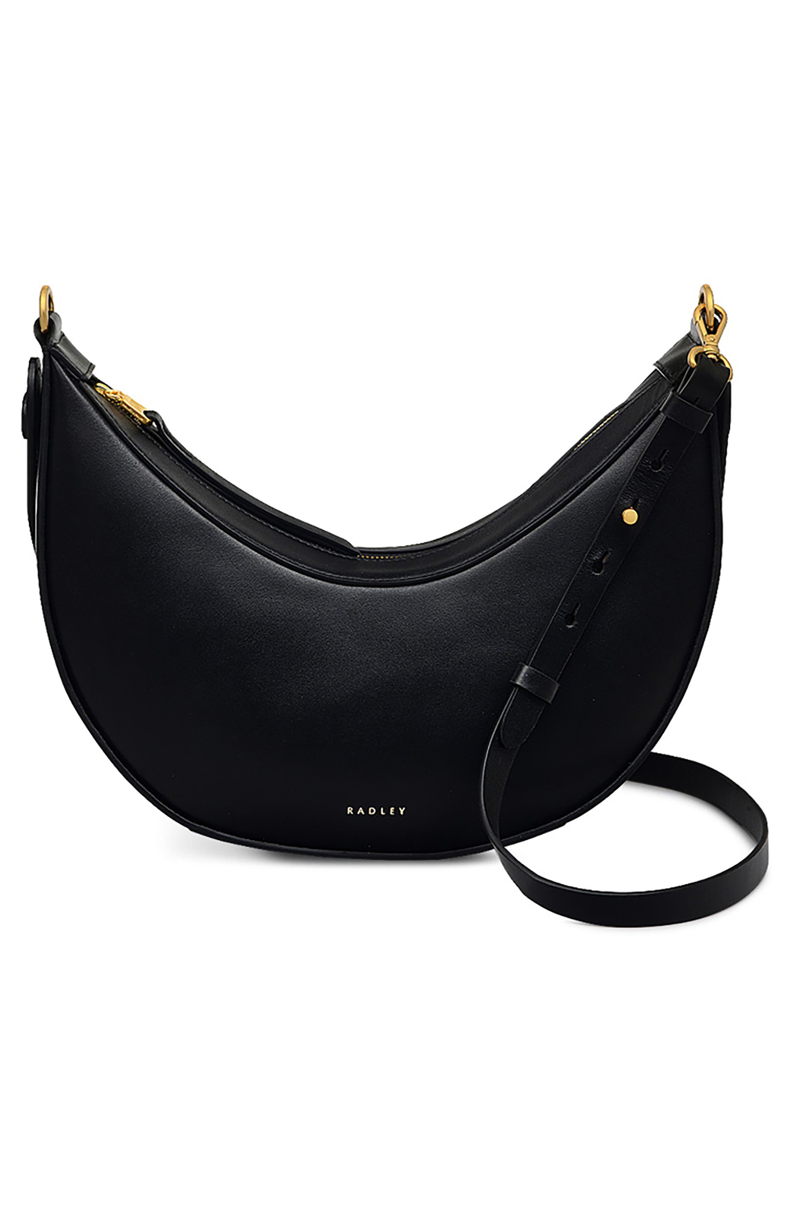 Radley Kensal Zip Shoulder Bag, Alternate, color, Black