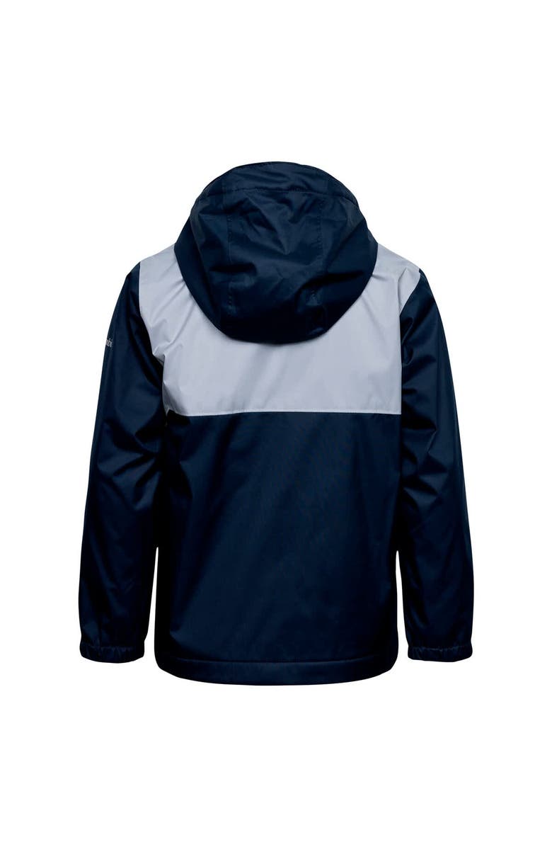 Columbia Youth Columbia Navy Dallas Cowboys Rainy Fields Lined Omni-Tech<sup>™</sup> Full-Zip Hoodie Jacket, Alternate, color, Navy