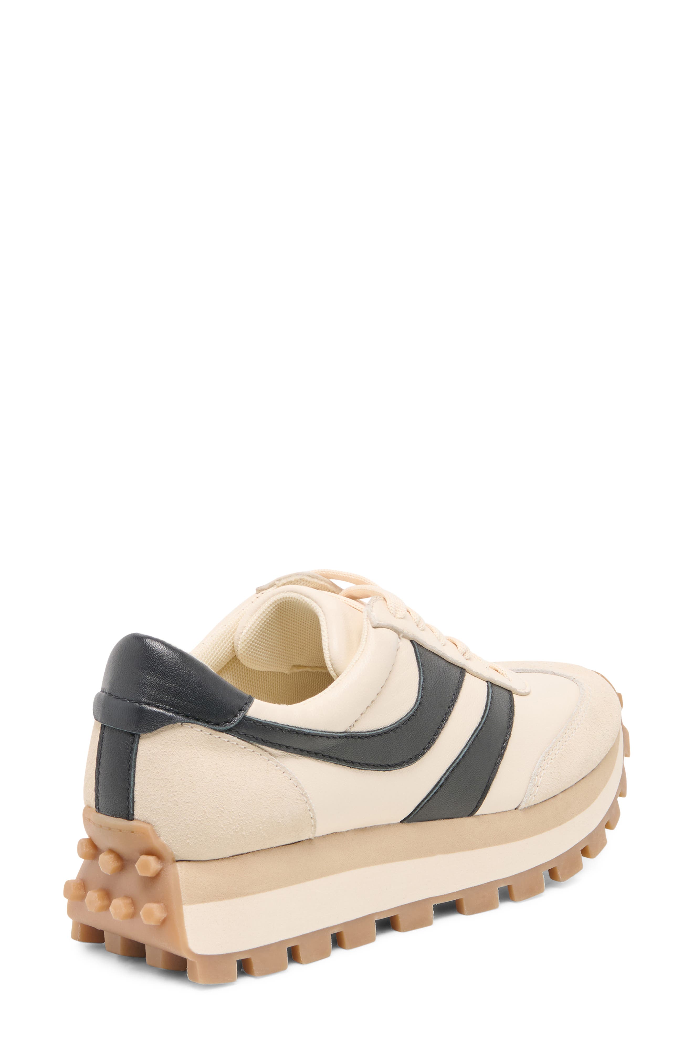 Tresa Snaker, Alternate, color, WHITE/BLACK LEATHER