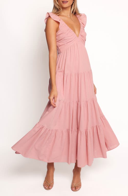 Petal And Pup Petal & Pup Susie Tiered Maxi Dress In Multi