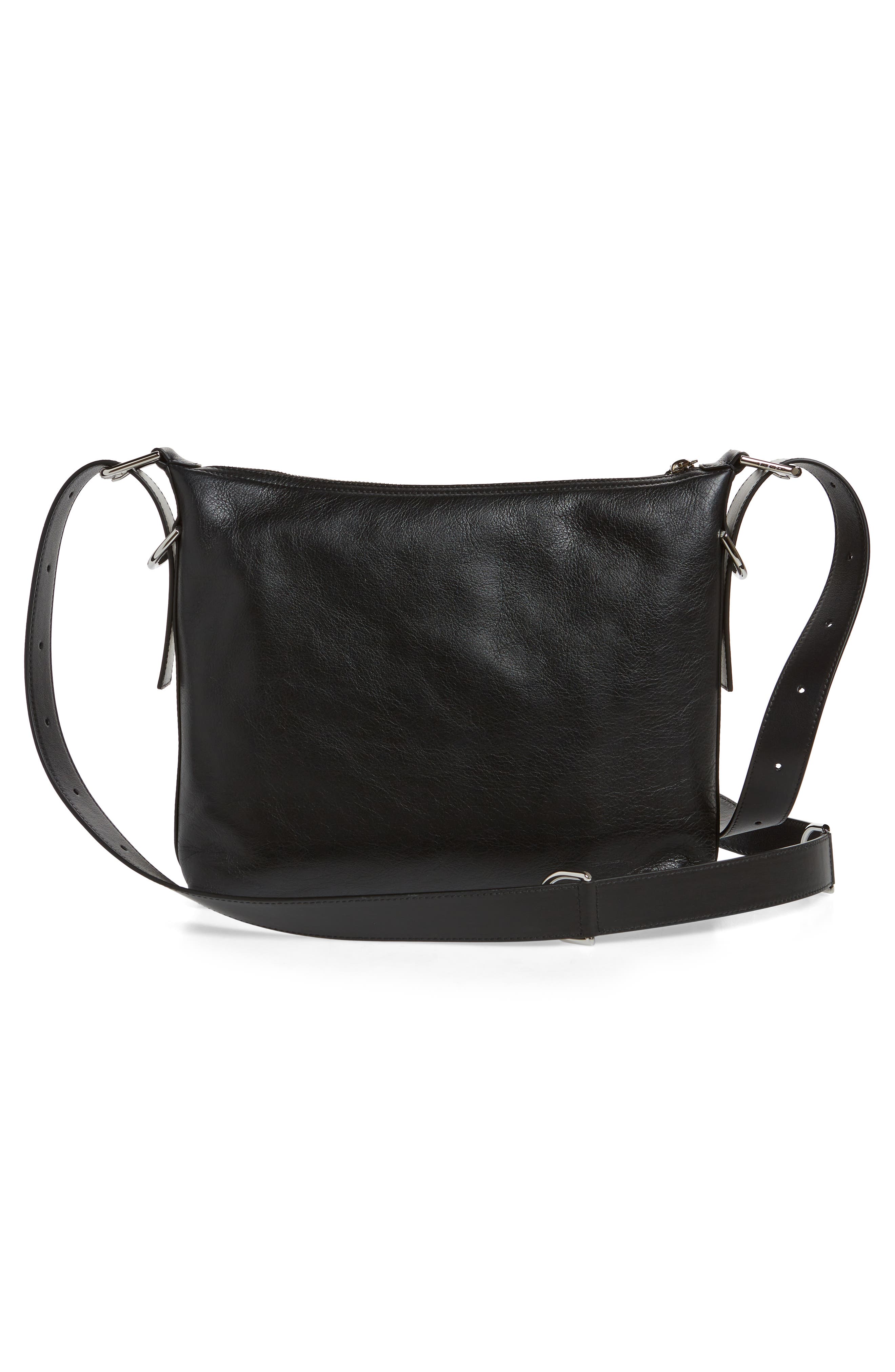 Givenchy Voyou Leather Crossbody Bag, Alternate, color, 