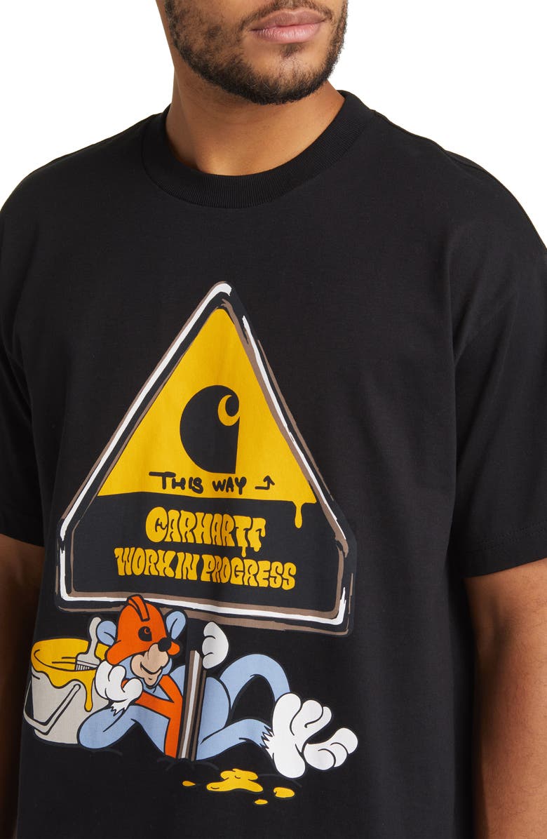Carhartt Work In Progress x Deadkebab Workin' On It Organic Cotton Graphic T-Shirt, Alternate, color, 