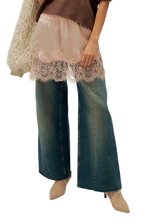Meet in the Middle Half Slip Miniskirt