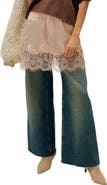 Free People Meet in the Middle Half Slip Miniskirt