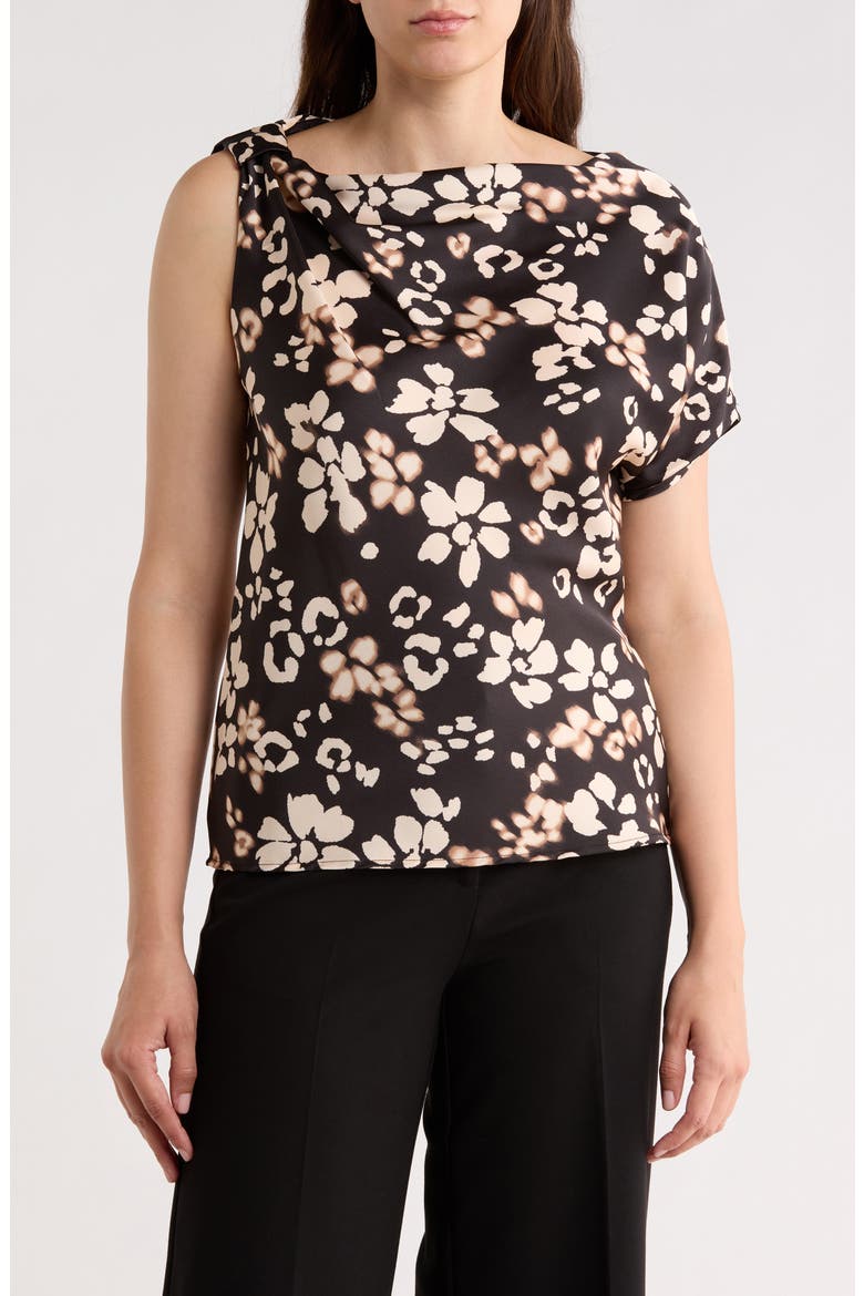 Asymmetric Satin Top, Main, color, BLACK