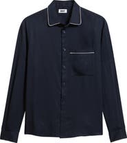 KROST Jordan Regular Fit Piping Button-Up Shirt