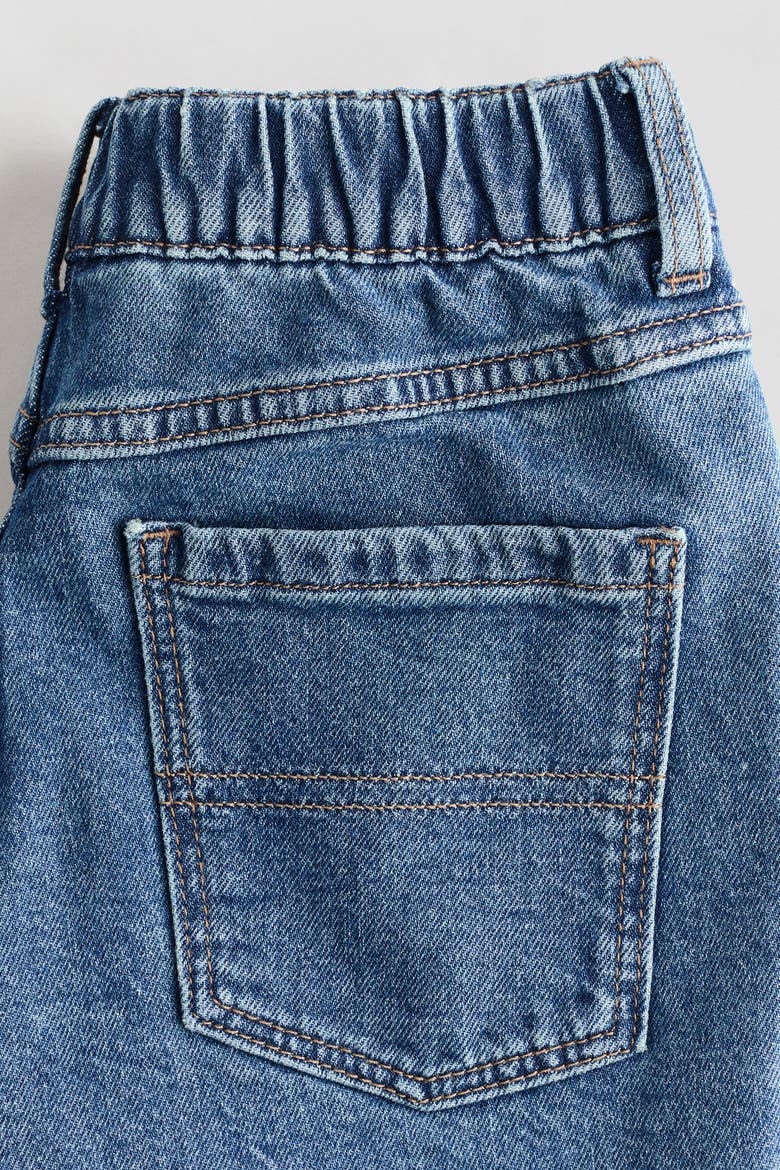 Relaxed-Fit Denim Shorts, Alternate, color, Denim blue