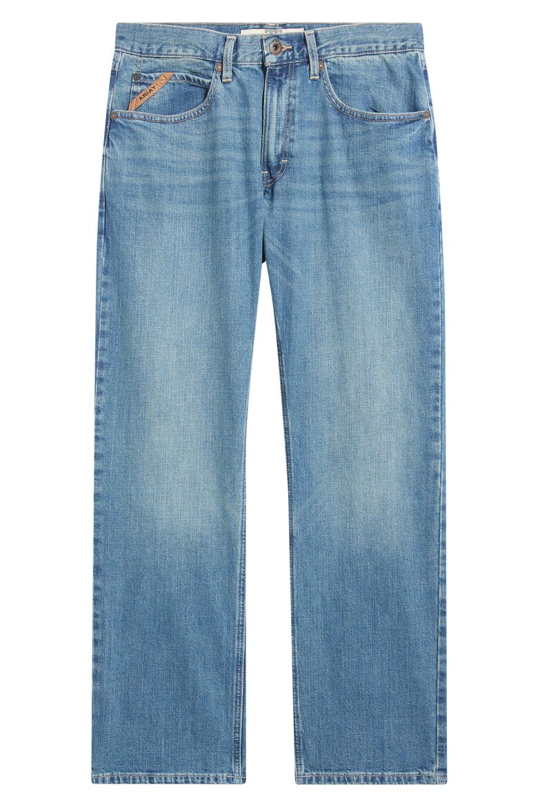 M4 Legacy Stretch Straight Leg Jeans, Main, color, SAWYER