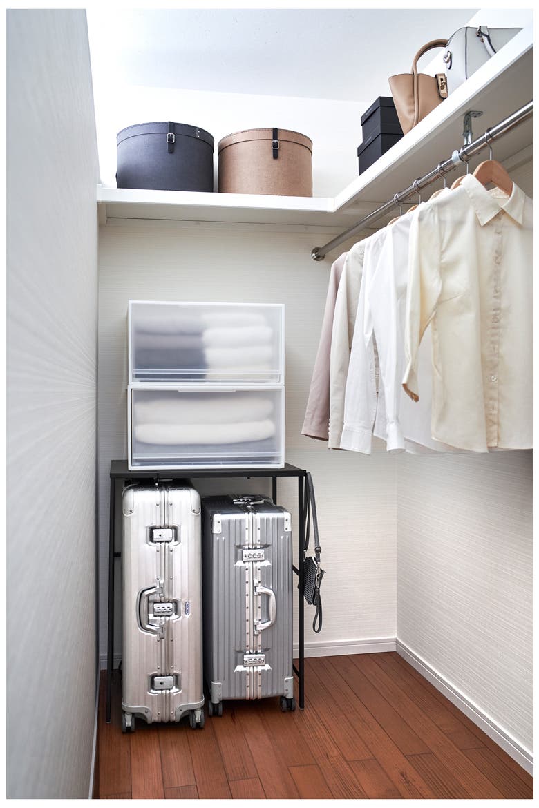 Suitcase Rack, Alternate, color, BLACK