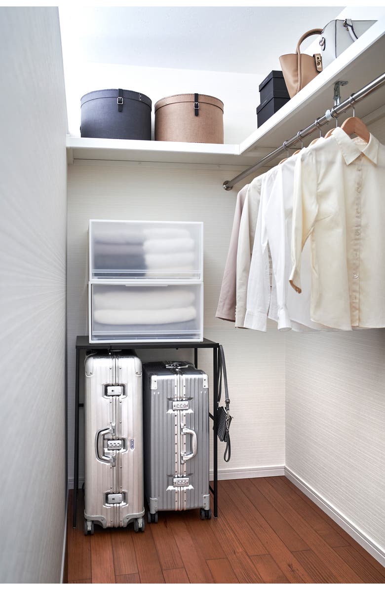 Yamazaki Suitcase Rack, Alternate, color, Black