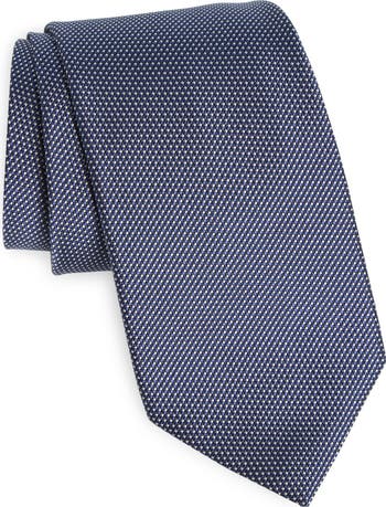 TOM FORD TONAL WEAVE TIE シルク TOM FORD Tonal star-pattern Silk Tie | Blue | FARFETCH