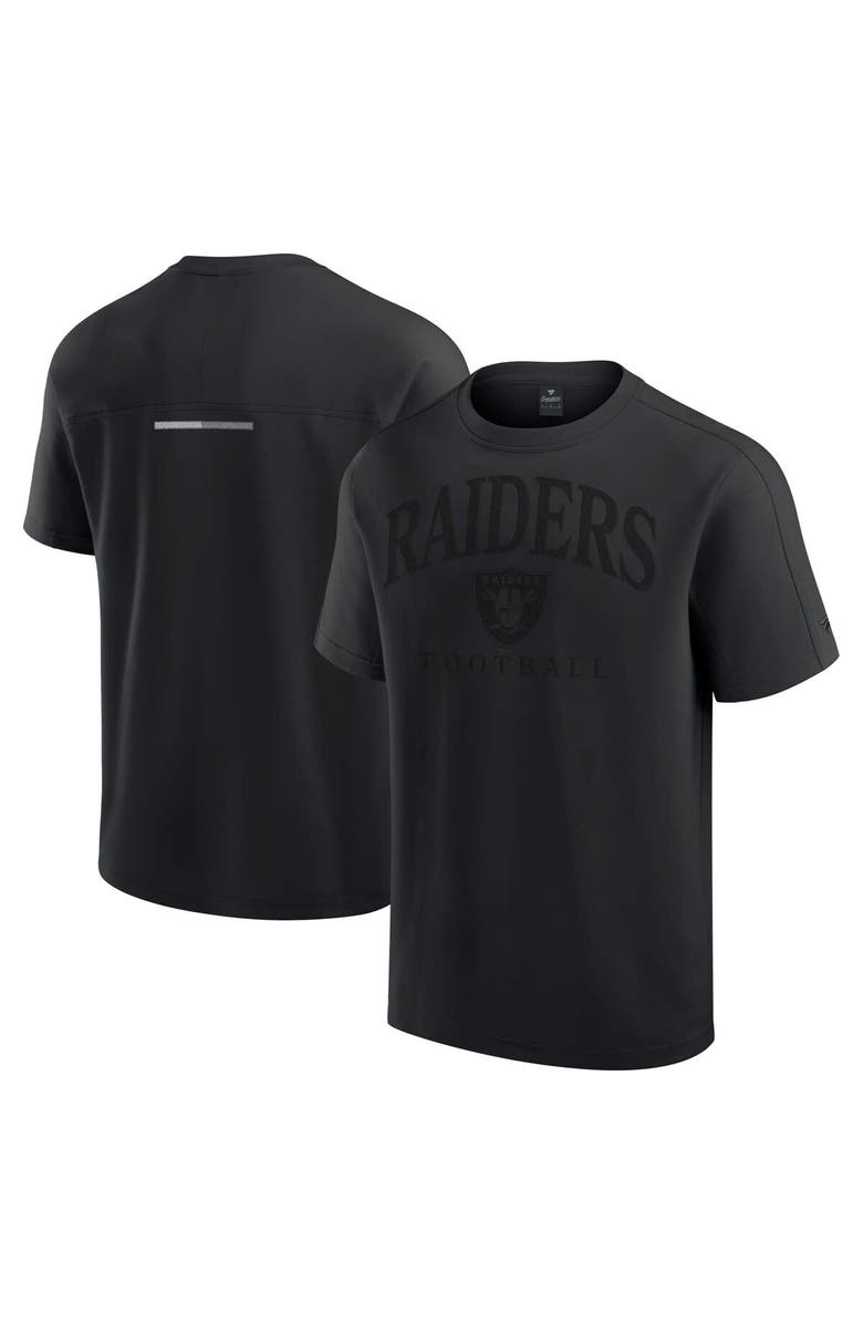 FANATICS Unisex Fanatics Black Las Vegas Raiders Elements Flex Tri-Blend T-Shirt, Main, color, Black