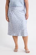 Renee C Polka Dot Print Maxi Skirt