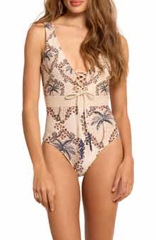 Cosita Linda Plunge One-Piece Swimsuit
