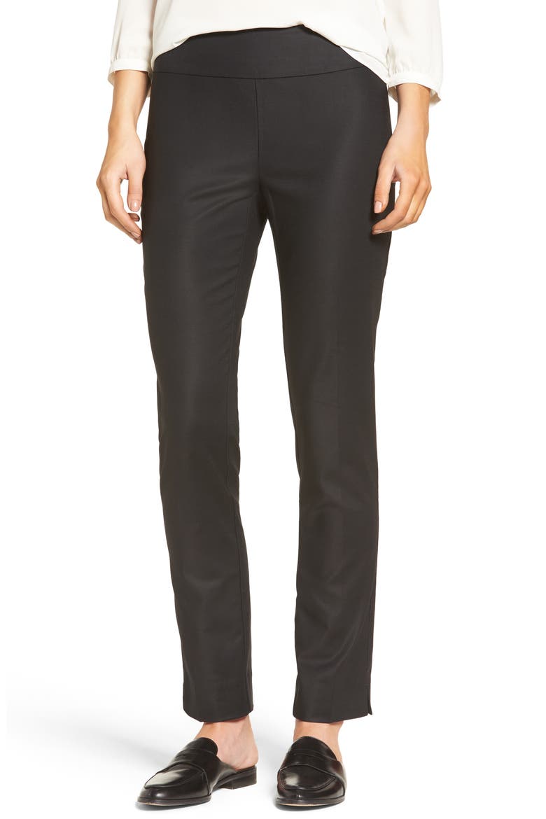 The Perfect Slim Ankle Pants, Main, color, BLACK ONYX