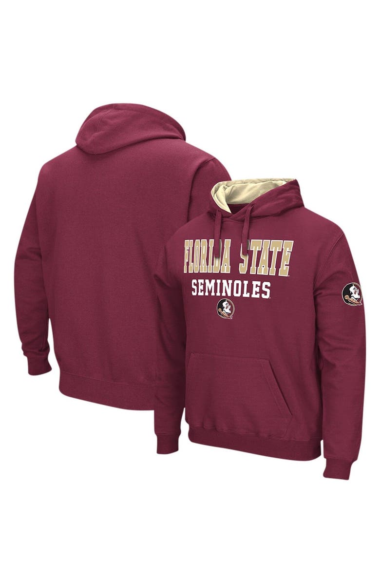 COLOSSEUM Men's Colosseum Garnet Florida State Seminoles Sunrise Pullover Hoodie, Main, color, 
