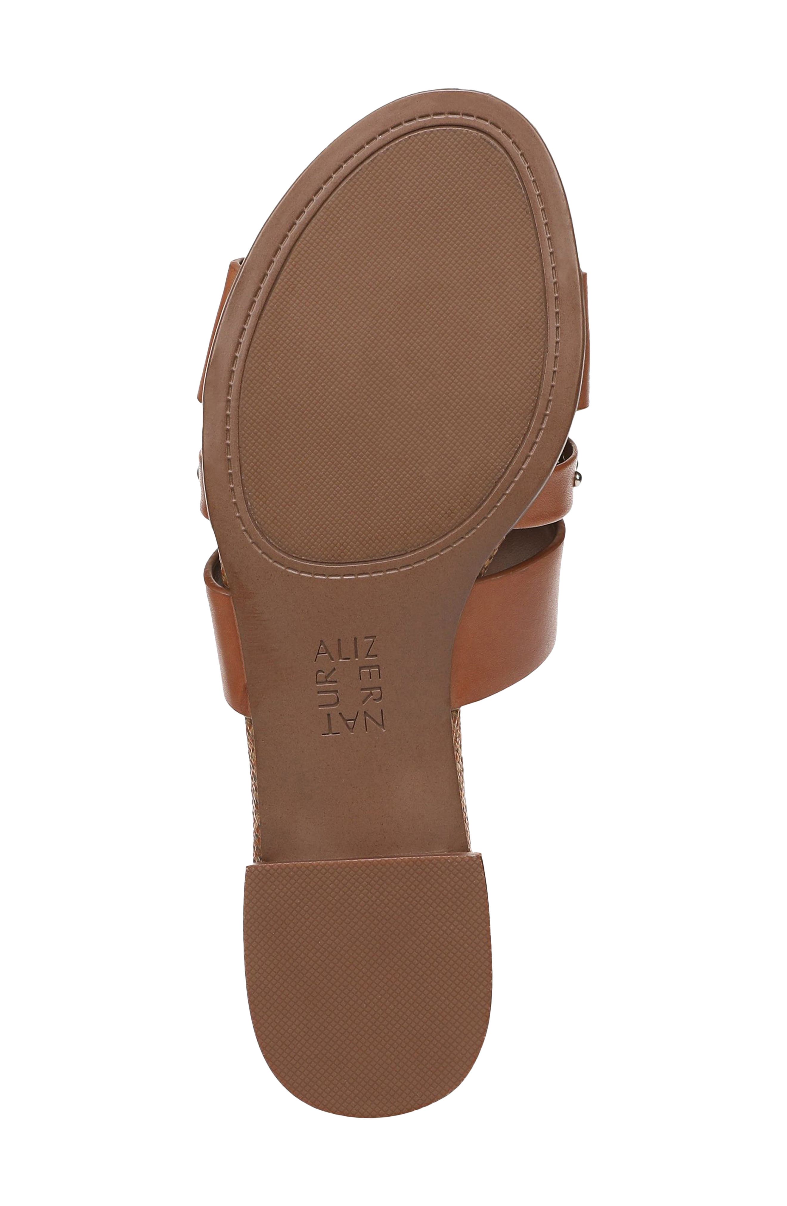 Niche Slide Sandal, Alternate, color, ENGLISH TEA BROWN