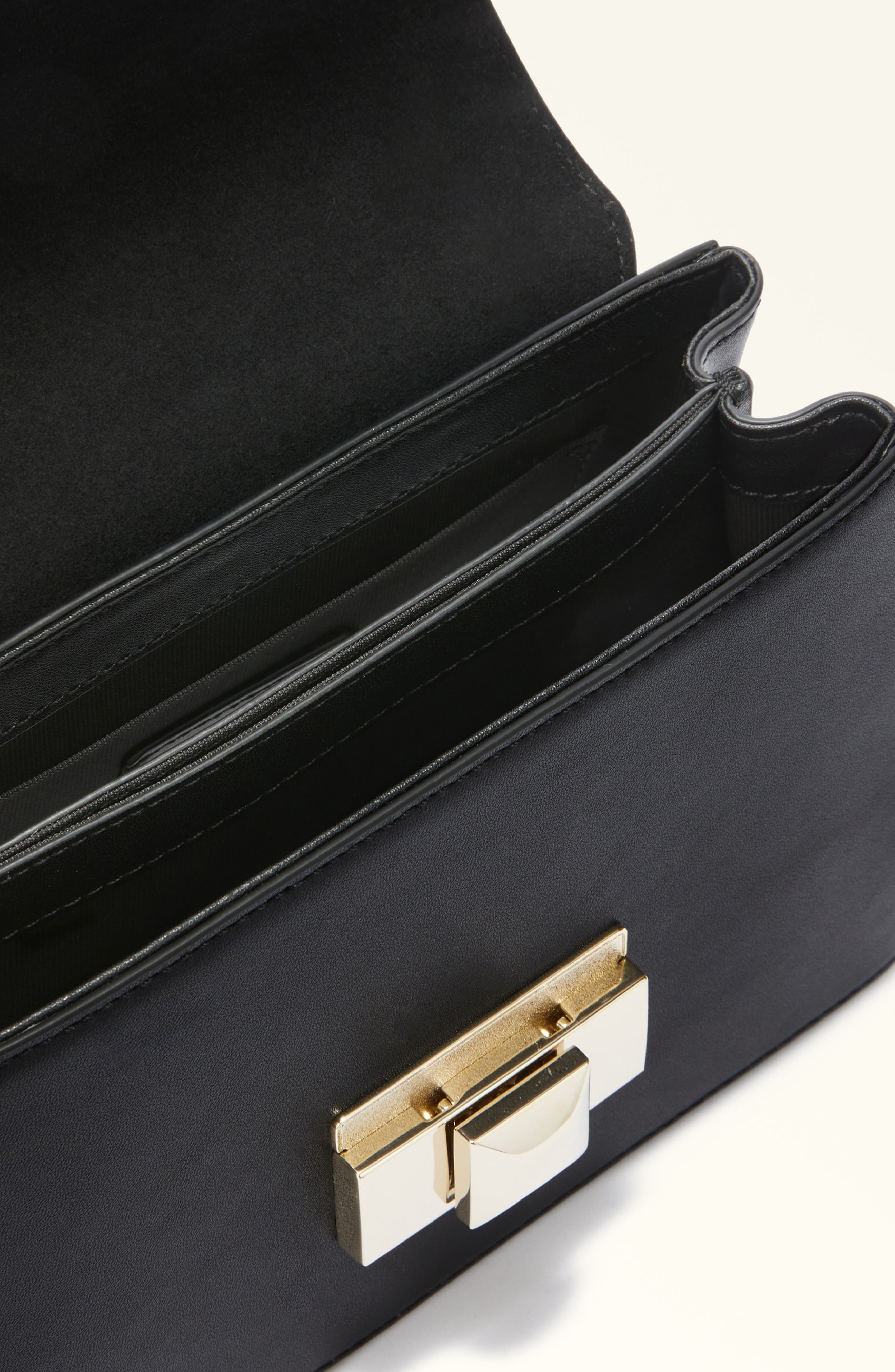 Furla Venere Mini Top Handle Leather Satchel, Alternate, color, 