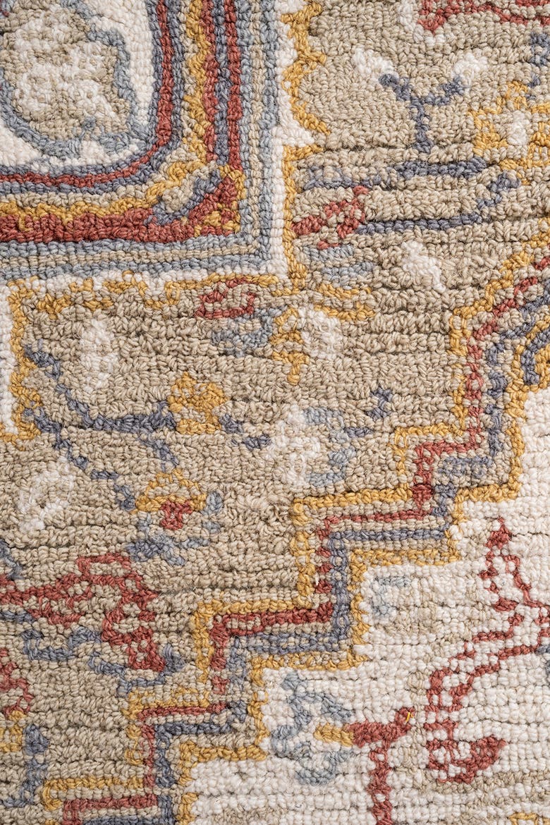 Wool Geo Carpet, Alternate, color, Beige