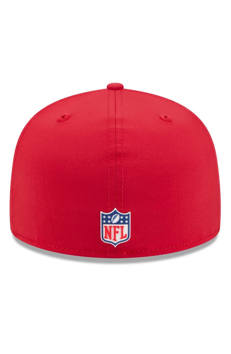 New Era Men's New Era Scarlet San Francisco 49ers 2025 Sideline  59FIFTY Fitted Hat, Alternate, color, 