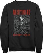 The Nightmare Before Christmas Mens The Nightmare Before Christmas Nightmare Everybody Scream Sweatshirt
