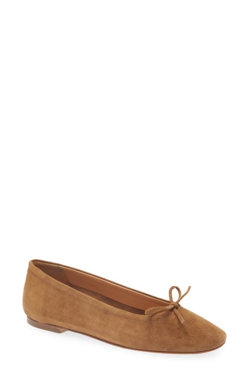 aeyde Delfina Ballet Flat in Tobacco  product